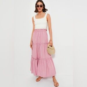 Tuckernuck Red Stripe Prado Maxi Skirt
